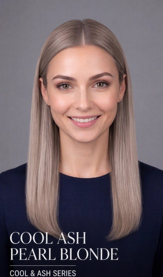 Cool ash pearl blonde